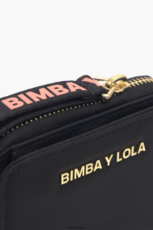 アクセサリー Bimba Y Lola ナイロン製長方形財布 黒 6BZ0X01022