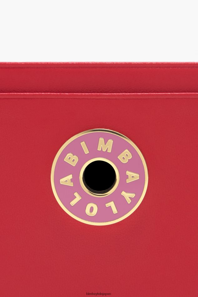 アクセサリー Bimba Y Lola レザーカードホルダー 赤 6BZ0X01025