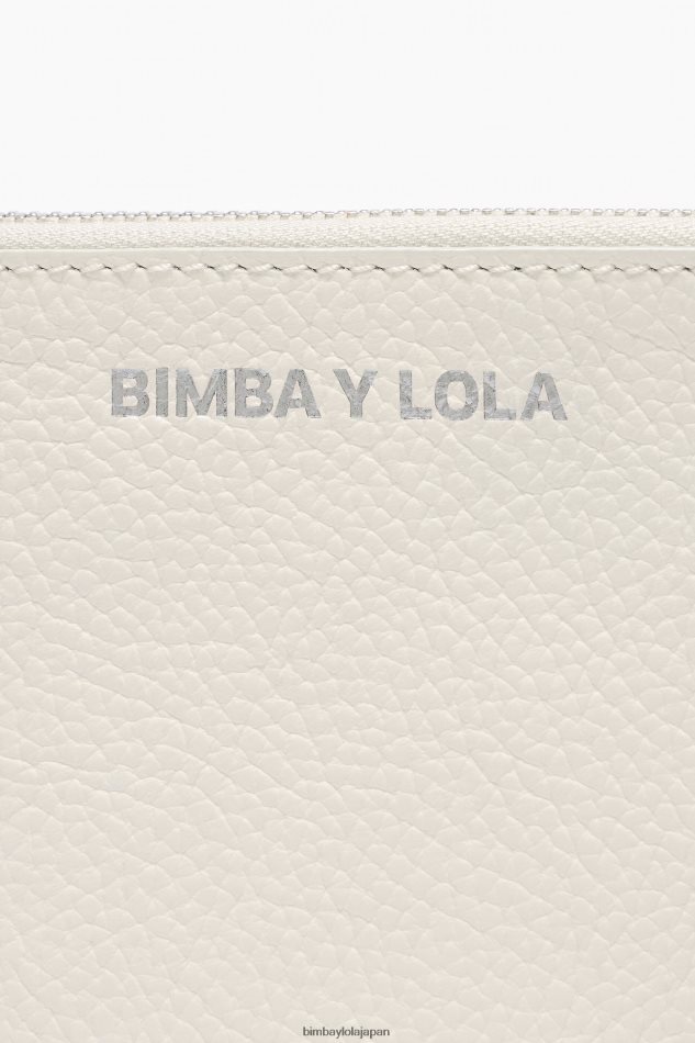 アクセサリー Bimba Y Lola 革のカーブした小銭入れ 白 6BZ0X01048