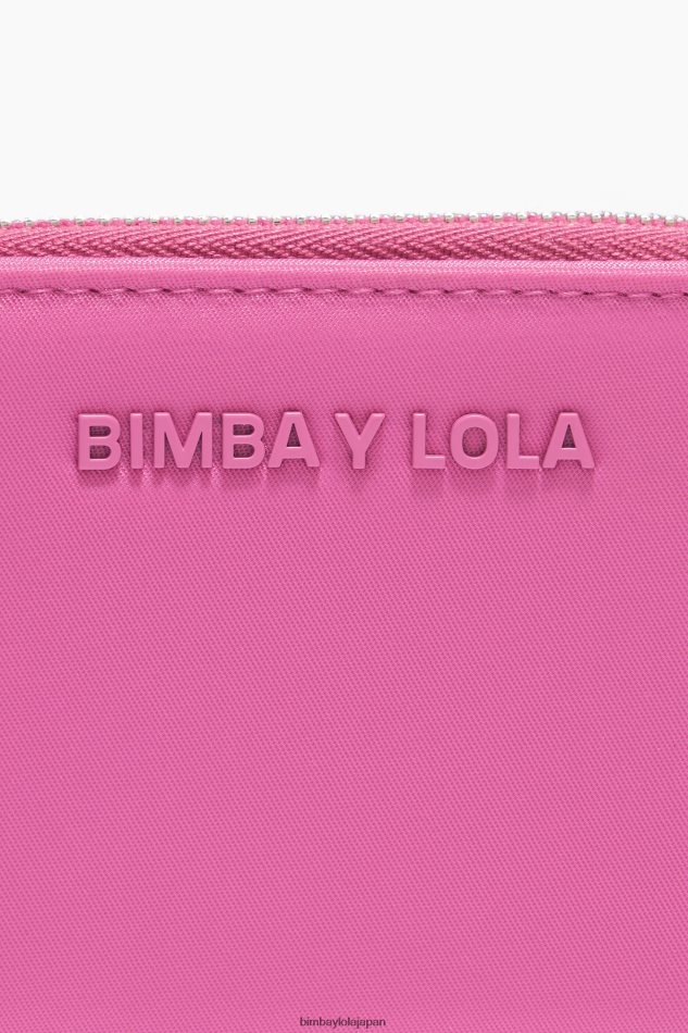 アクセサリー Bimba Y Lola ナイロンフラップ財布 ピンク 6BZ0X01059