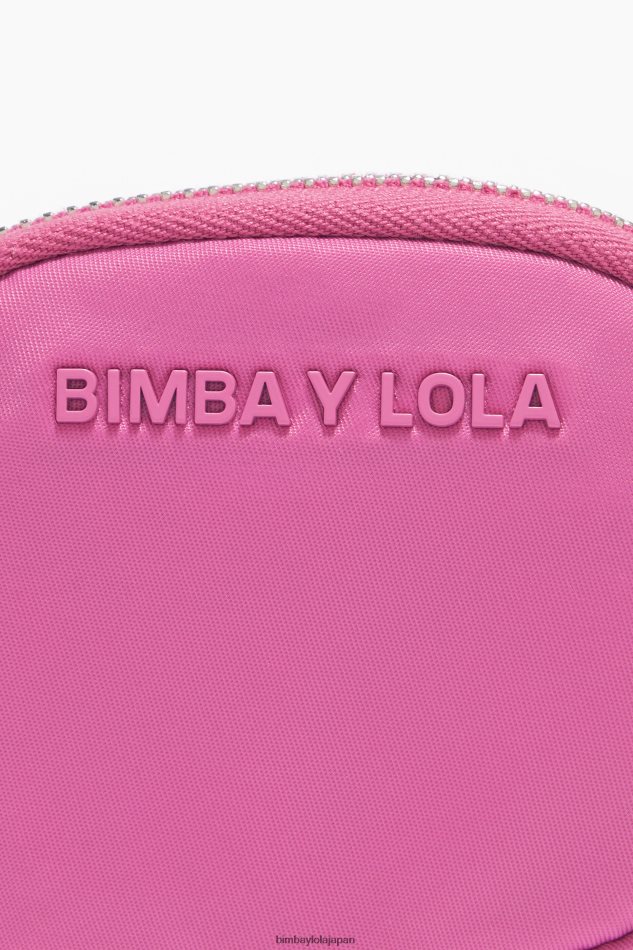 アクセサリー Bimba Y Lola ナイロン製オーバル小銭入れ ピンク 6BZ0X01062