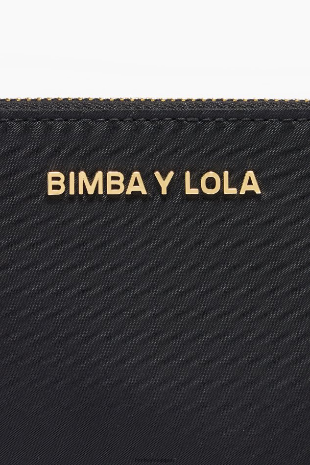 アクセサリー Bimba Y Lola ナイロンブックウォレット 黒 6BZ0X01076