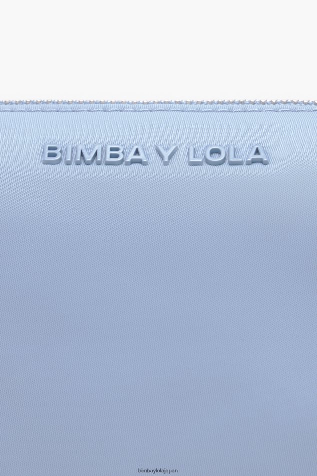 アクセサリー Bimba Y Lola ナイロン台形メイクアップケース 青 6BZ0X01092