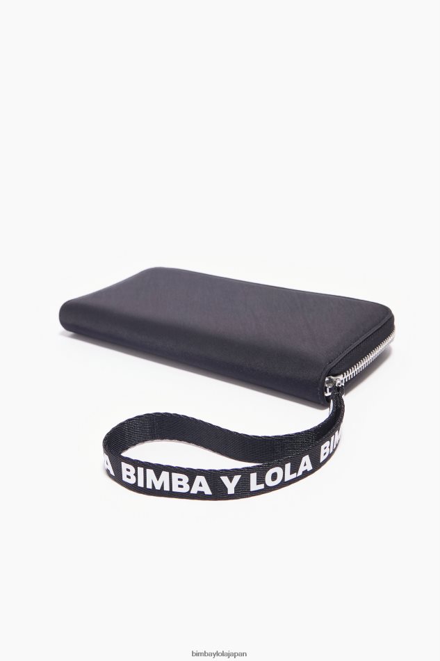 アクセサリー Bimba Y Lola ナイロンブックウォレット 黒 6BZ0X01133