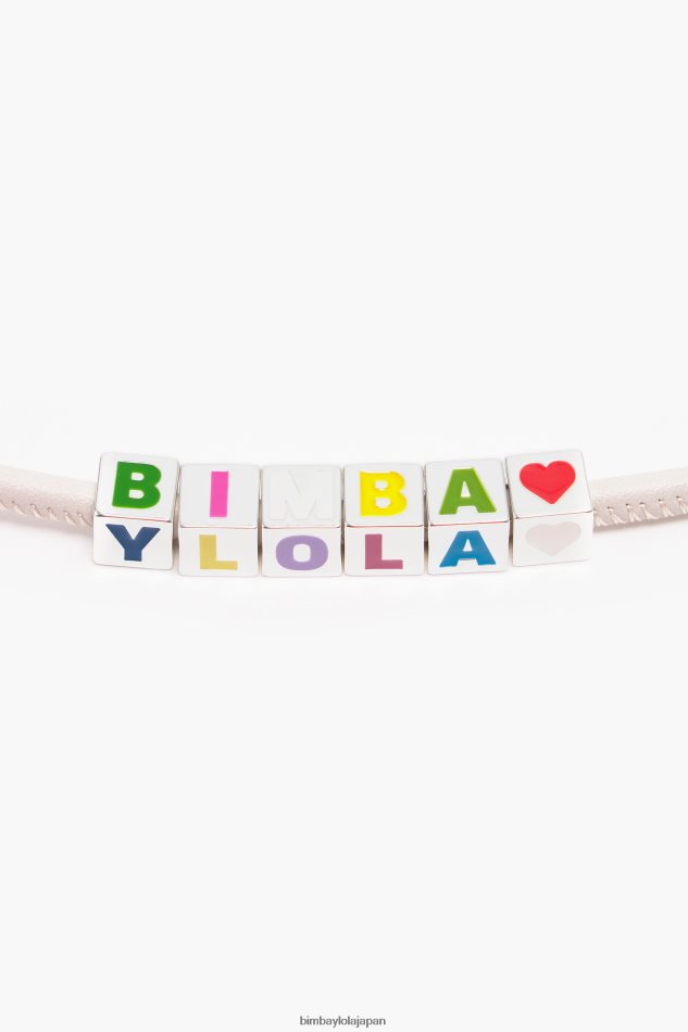 アクセサリー Bimba Y Lola レザーブレスレット 象牙 6BZ0X0663