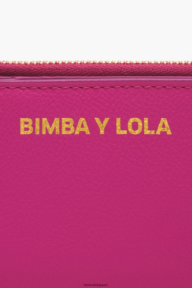 アクセサリー Bimba Y Lola 革製の長方形の財布 フクシア 6BZ0X0999