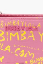 アクセサリー Bimba Y Lola クロコダイルプリント 財布 ピンク 6BZ0X01038 - 画像 (4)