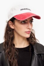 アクセサリー Bimba Y Lola ツートンカラーのコットンキャップ 白 6BZ0X0872 - 画像 (2)