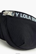 アクセサリー Bimba Y Lola ナイロンウエストバッグ 黒 6BZ0X0166 - 画像 (3)