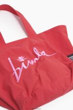アクセサリー Bimba Y Lola ナイロンショッパーバッグ 赤 6BZ0X0123 - 画像 (3)