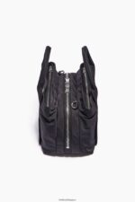 アクセサリー Bimba Y Lola ナイロントートバッグ 黒 6BZ0X074 - 画像 (4)