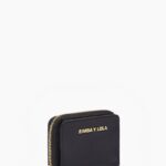 アクセサリー Bimba Y Lola ナイロンフラップ財布 黒 6BZ0X01058