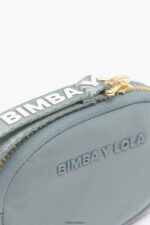 アクセサリー Bimba Y Lola ナイロン製オーバル小銭入れ アクアマリン 6BZ0X0976 - 画像 (2)