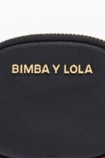 アクセサリー Bimba Y Lola ナイロン製オーバル小銭入れ 黒 6BZ0X01061 - 画像 (2)