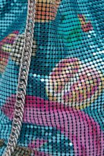 アクセサリー Bimba Y Lola バナナミックスプリント メッシュバケットバッグ アクアマリン 6BZ0X0145 - 画像 (5)