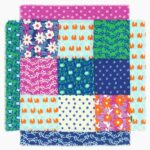 アクセサリー Bimba Y Lola パッチワークショール アクアマリン 6BZ0X0650