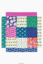 アクセサリー Bimba Y Lola パッチワークショール アクアマリン 6BZ0X0650