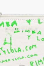 アクセサリー Bimba Y Lola レクタンギュラー クロコダイルプリント ハンドバッグ 白 6BZ0X01039 - 画像 (4)