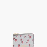 アクセサリー Bimba Y Lola レザー レクタングル スモール ハート プリント コインケース グレー 6BZ0X01008