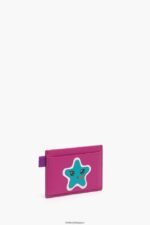 アクセサリー Bimba Y Lola レザーカードホルダー フクシア 6BZ0X01126