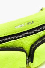 アクセサリー Bimba Y Lola レザーポケットウエストバッグ 黄色 6BZ0X0169 - 画像 (4)