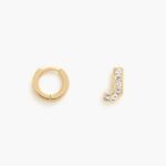 アクセサリー Bimba Y Lola レターミニフープイヤリング j 6BZ0X01158