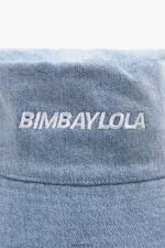アクセサリー Bimba Y Lola ロゴ入りバケットハット デニム 6BZ0X0868 - 画像 (3)