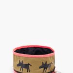 アクセサリー Bimba Y Lola ロゴ入りペット用ウォーターボウル カーキ 6BZ0X0972