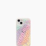 アクセサリー Bimba Y Lola ロゴ透明iPhone 13ケース 色とりどりの 6BZ0X0904