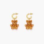 アクセサリー Bimba Y Lola ロング樹脂テディベア イヤリング 金 6BZ0X0796