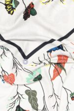 アクセサリー Bimba Y Lola 花スカーフ オフホワイト 6BZ0X0653 - 画像 (3)