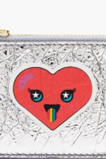 アクセサリー Bimba Y Lola 革製の長方形の小銭入れ 銀 6BZ0X01023 - 画像 (4)