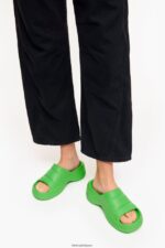 フットウェアー Bimba Y Lola プラットフォームフリップフロップ 緑 6BZ0X0593 - 画像 (2)