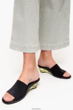 フットウェアー Bimba Y Lola メッシュウェッジ 黒 6BZ0X0577 - 画像 (2)