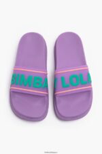 フットウェアー Bimba Y Lola ロゴ プラットフォーム ビーチサンダル ライラック 6BZ0X0588 - 画像 (5)