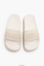 フットウェアー Bimba Y Lola ロゴ プラットフォーム ビーチサンダル 白 6BZ0X0587 - 画像 (5)
