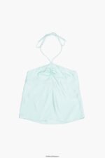 衣類 Bimba Y Lola シャーリングトップ ミントグリーン 6BZ0X0331 - 画像 (5)