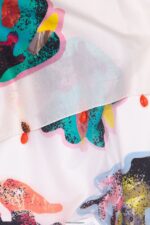 衣類 Bimba Y Lola ショートコットンコーラルサロン 象牙 6BZ0X01206 - 画像 (2)