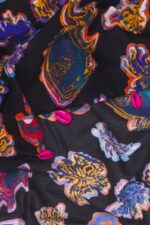 衣類 Bimba Y Lola ショートコットンフィッシュシーサロン 黒 6BZ0X01207 - 画像 (2)