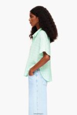 衣類 Bimba Y Lola ショートシャツ ミント 6BZ0X0328 - 画像 (2)
