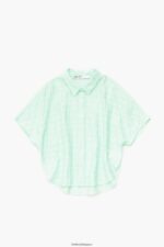衣類 Bimba Y Lola ショートシャツ ミント 6BZ0X0328 - 画像 (5)