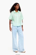 衣類 Bimba Y Lola ショートシャツ ミント 6BZ0X0328 - 画像 (6)