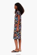 衣類 Bimba Y Lola ショートフィッシュシードレス 黒 6BZ0X0173 - 画像 (2)