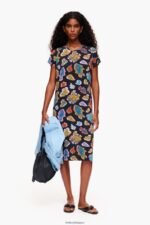 衣類 Bimba Y Lola ショートフィッシュシードレス 黒 6BZ0X0173 - 画像 (6)