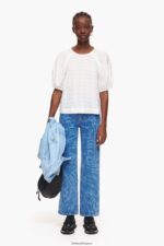 衣類 Bimba Y Lola ショートブラウス 象牙 6BZ0X0348 - 画像 (6)