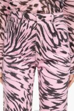衣類 Bimba Y Lola ストレート クロップド - バタフライ ウィング プリント ストレート ジーンズ ピンク 6BZ0X0537 - 画像 (6)