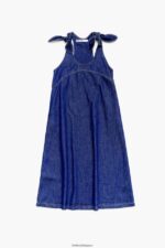 衣類 Bimba Y Lola ダークAラインデニムドレス 青 6BZ0X0202 - 画像 (5)