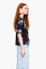 衣類 Bimba Y Lola ダークコーラル Tシャツ グレー 6BZ0X0266 - 画像 (2)