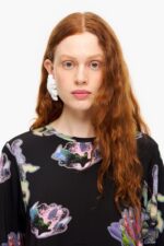 衣類 Bimba Y Lola ダークコーラル Tシャツ グレー 6BZ0X0266 - 画像 (4)