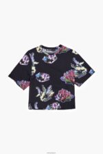 衣類 Bimba Y Lola ダークコーラル Tシャツ グレー 6BZ0X0266 - 画像 (5)